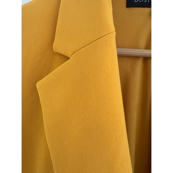 Size 10 $120.00 BOSTON PROPER Beyond Travel Gold Classic Boyfriend Blazer Jacket - Picture 12 of 14
